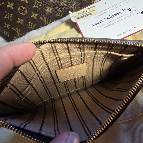 Louis Vuitton Brown Monogram Shoulder Bag - Picture 3 of 14